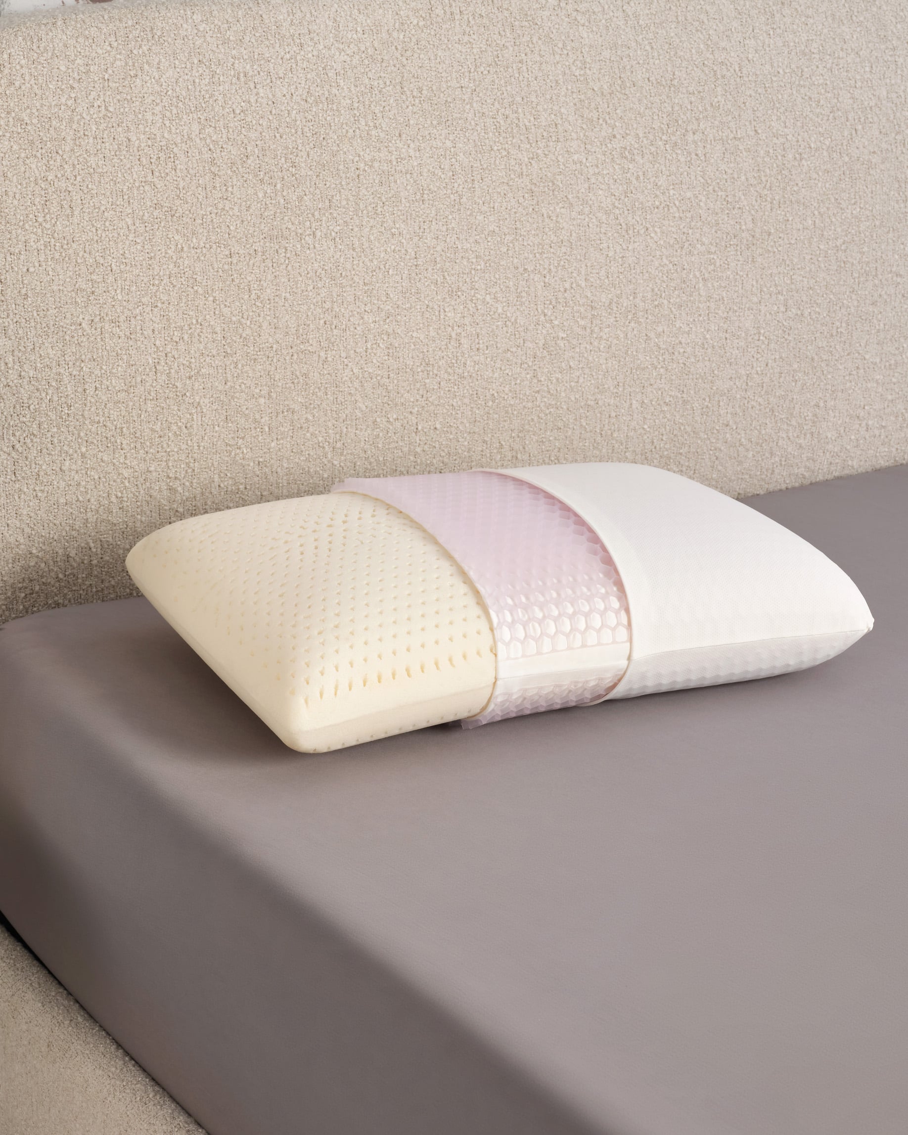 Purple Harmony Pillow (Standard, Medium Loft) studio product photo